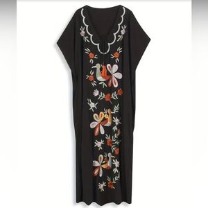 Embroidered caftan